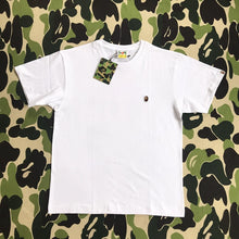 Load image into Gallery viewer, BAPE Classic Ape Small Label Embroidery Men's and Women's Round Neck Loose Short T-Shirt 270g Cotton High Quality Half Sleeve Base Shirt