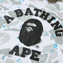 Load image into Gallery viewer, BAPE Classic Ape Man High Edition Customized Cylinder Seamless Starry Night Glow Little Monkey Head Loose Pure Cotton Linen Men&#39;s and Women&#39;s Short sleeved T-shirt
