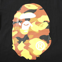 Load image into Gallery viewer, BAPE classic ape-man Japanese fashion brand new orange double-sided camouflage big flower seamless cylinder loose short-sleeved T-shirt male
