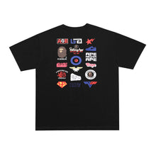 Load image into Gallery viewer, BAPE classic ape-man 270g cotton high quality LOGO collection badge casual loose couple short sleeve T-shirt.
