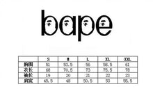 Load image into Gallery viewer, BAPE classic ape-man Japanese fashion brand spring and summer new marbled camouflage double-sided printed cotton linen short-sleeved T-shirt
