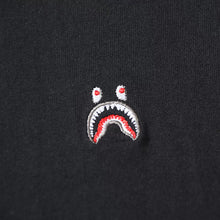 Load image into Gallery viewer, BAPE Classic Ape High Quality Shark Embroidery Small Label Simple Cotton Linen Seamless Cylinder Loose Large Size Short Sleeve T-Shirt
