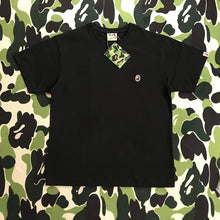 Load image into Gallery viewer, BAPE Classic Ape Small Label Embroidery Men&#39;s and Women&#39;s Round Neck Loose Short T-Shirt 270g Cotton High Quality Half Sleeve Base Shirt
